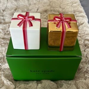 Kate Spade Lenox Be Jolly Salt and Pepper shakers